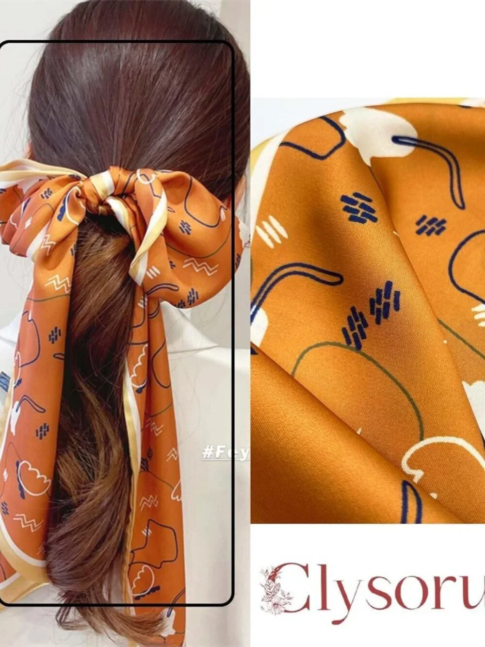 Women's Green Coffee Four Color Elegant Oblique Angle Scarves Bag Scarfs